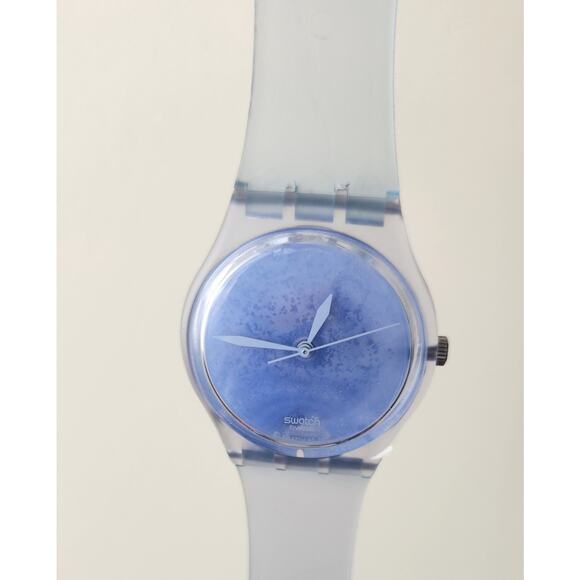 Swatch watch LA BANANE BLEUE GN192P 2000 Luxury Collection Vendôme NOS - Picture 9 of 12